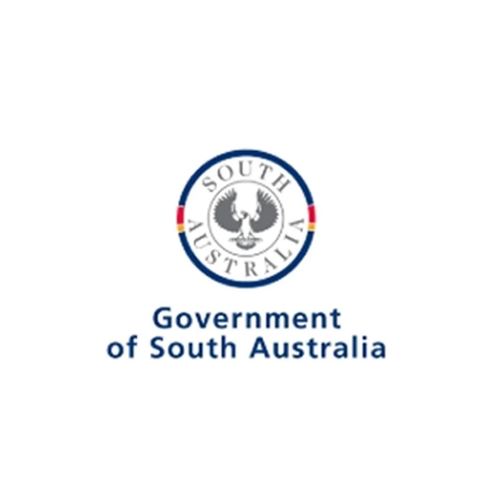 The official emblem of the Government of South Australia featuring a boomerang and a kangaroo, with the text 'South Australia' and 'Government of South Australia'. Tayla Stabile. Videography. Photography. Content creation. Adelaide videographer. Came