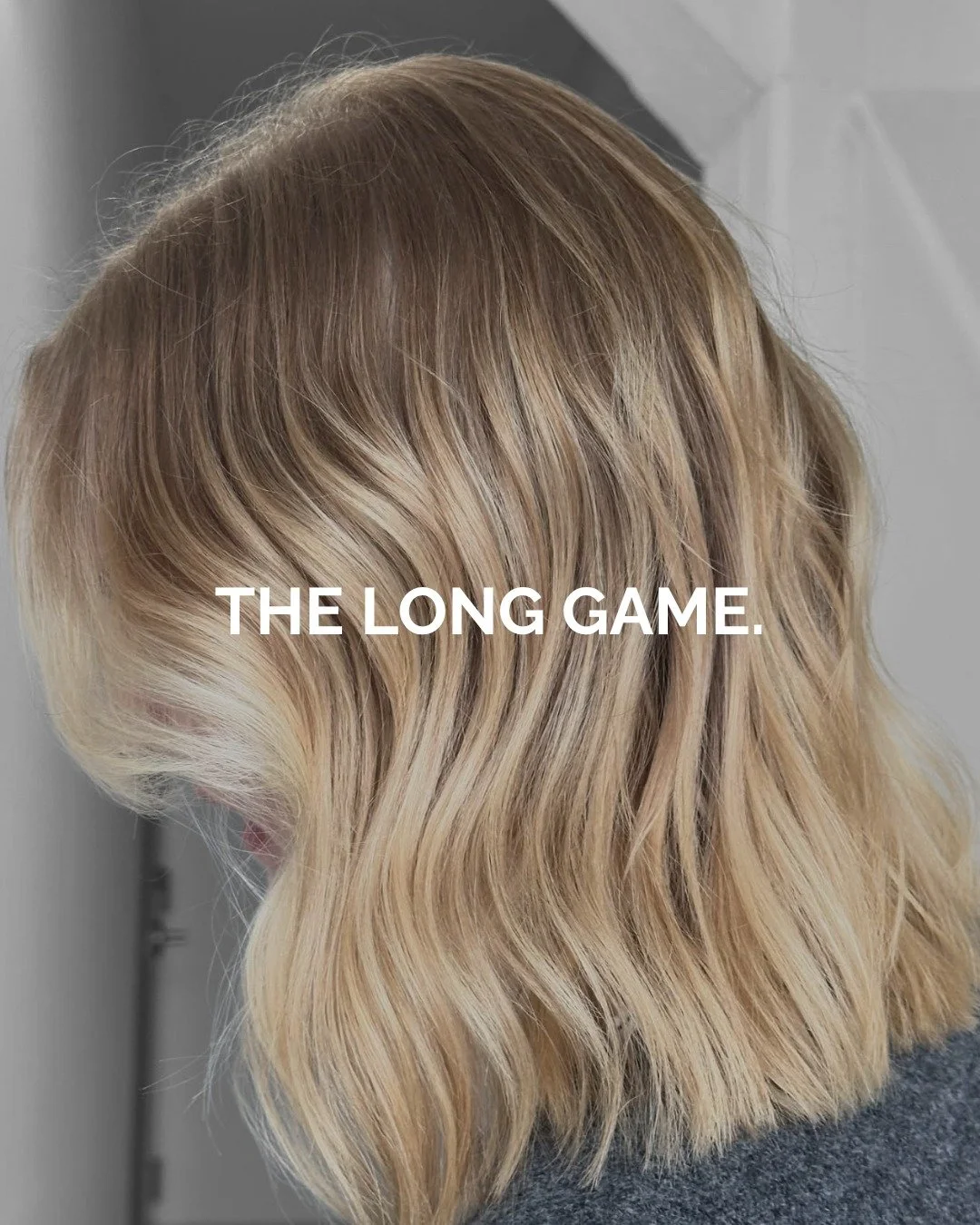 We sell the long game.

The cut you booked today should still look right months from now. The color we chose with you should still suit your life next season.

Hair health is the priority. Trends come and go.