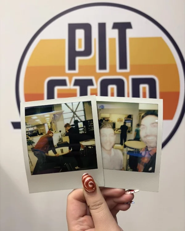 Pit Stop Cafe owners Mike Zuniga and Jeff Hull inside their Fairbanks, Alaska cafe