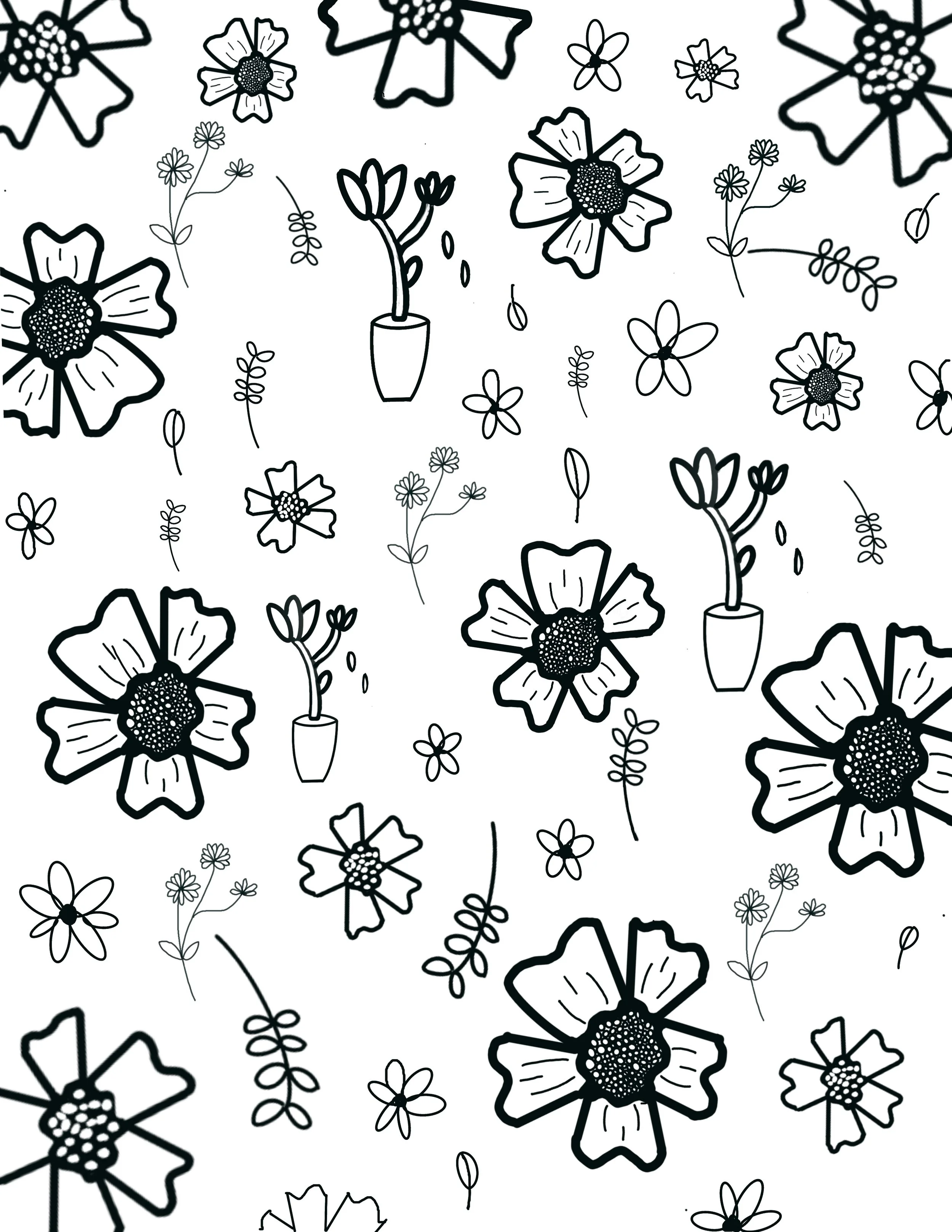 Flower Coloring Page