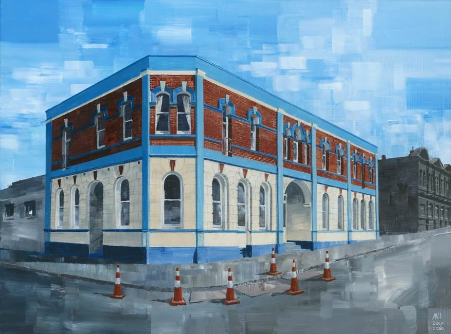 Building and Cones, Whanganui.jpg