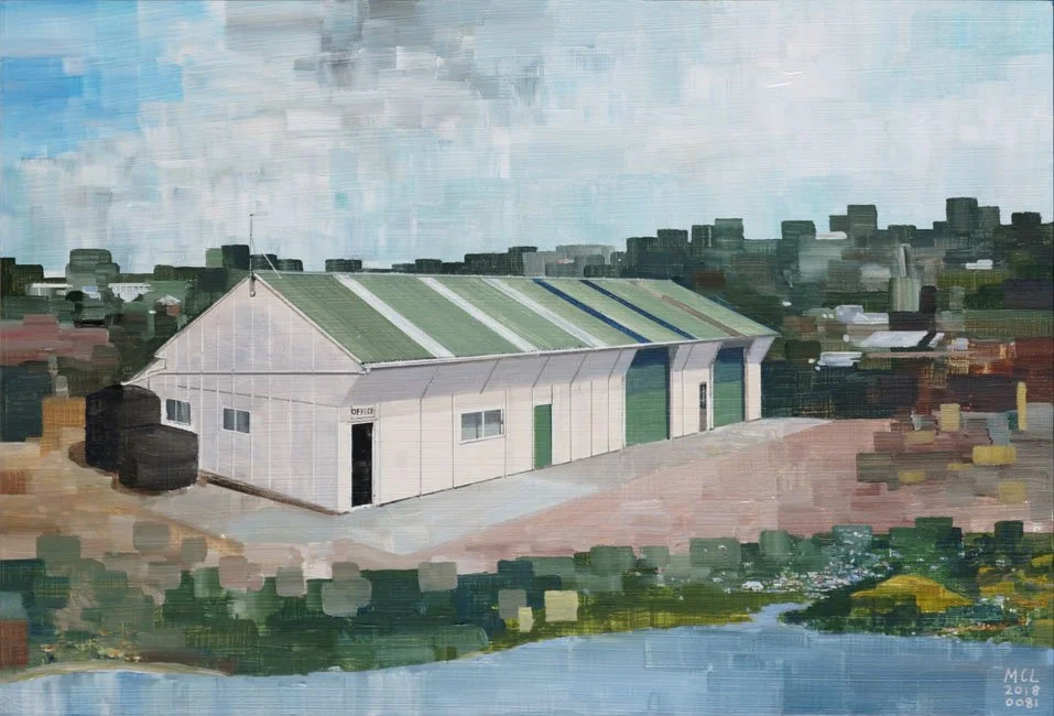 Ostend Industrial Elegance, Waiheke - Painter of Paradise_Martin Law NZ.jpg