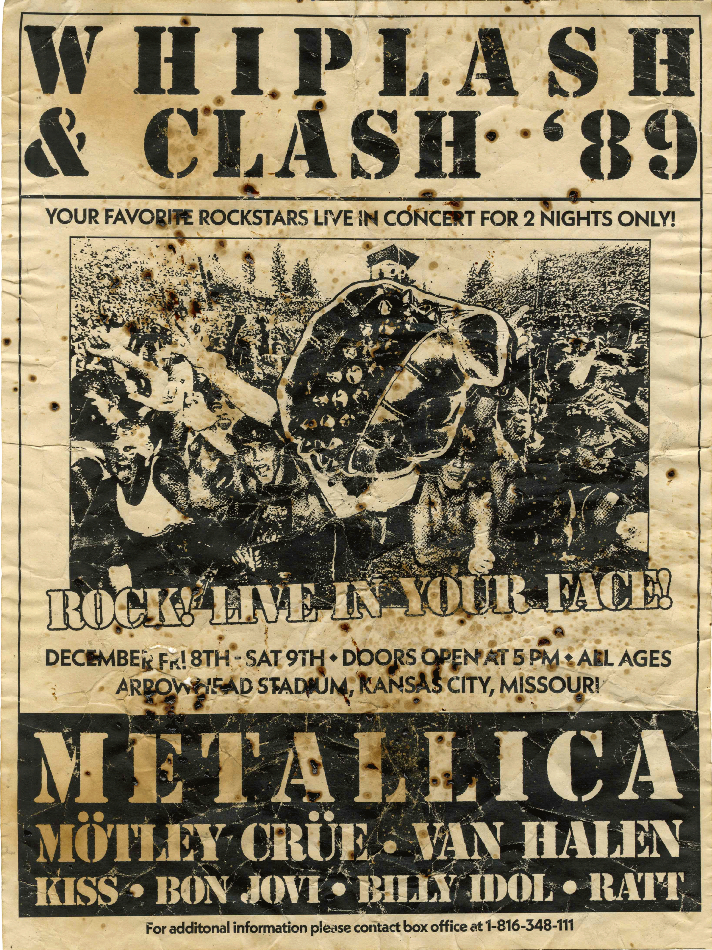 This version of the poster was achieved by staining the paper with coffee and then baking it to achieve this vintage-aged paper style.