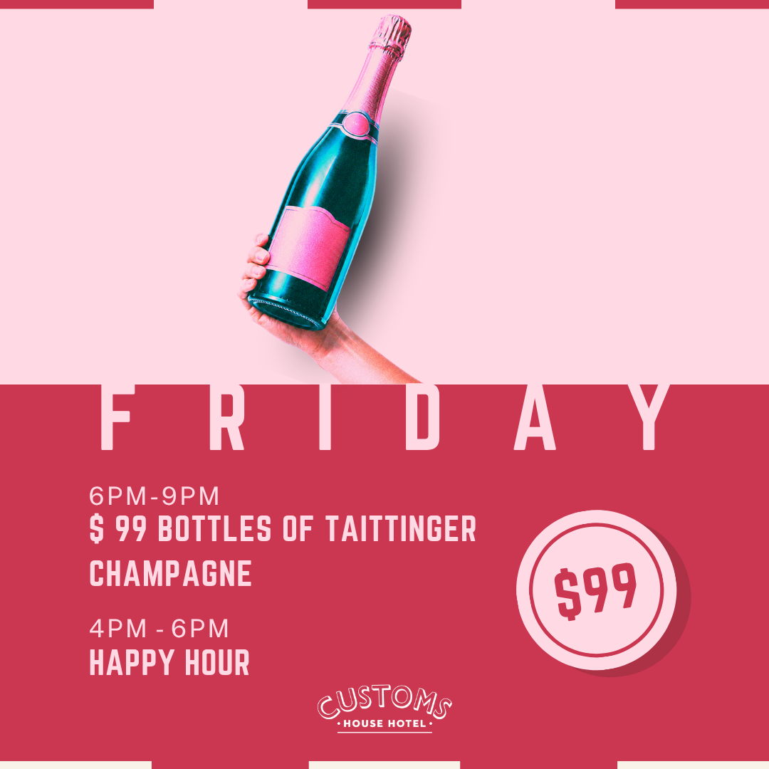 Happy Hour &amp; Champagne Nights | Friday
