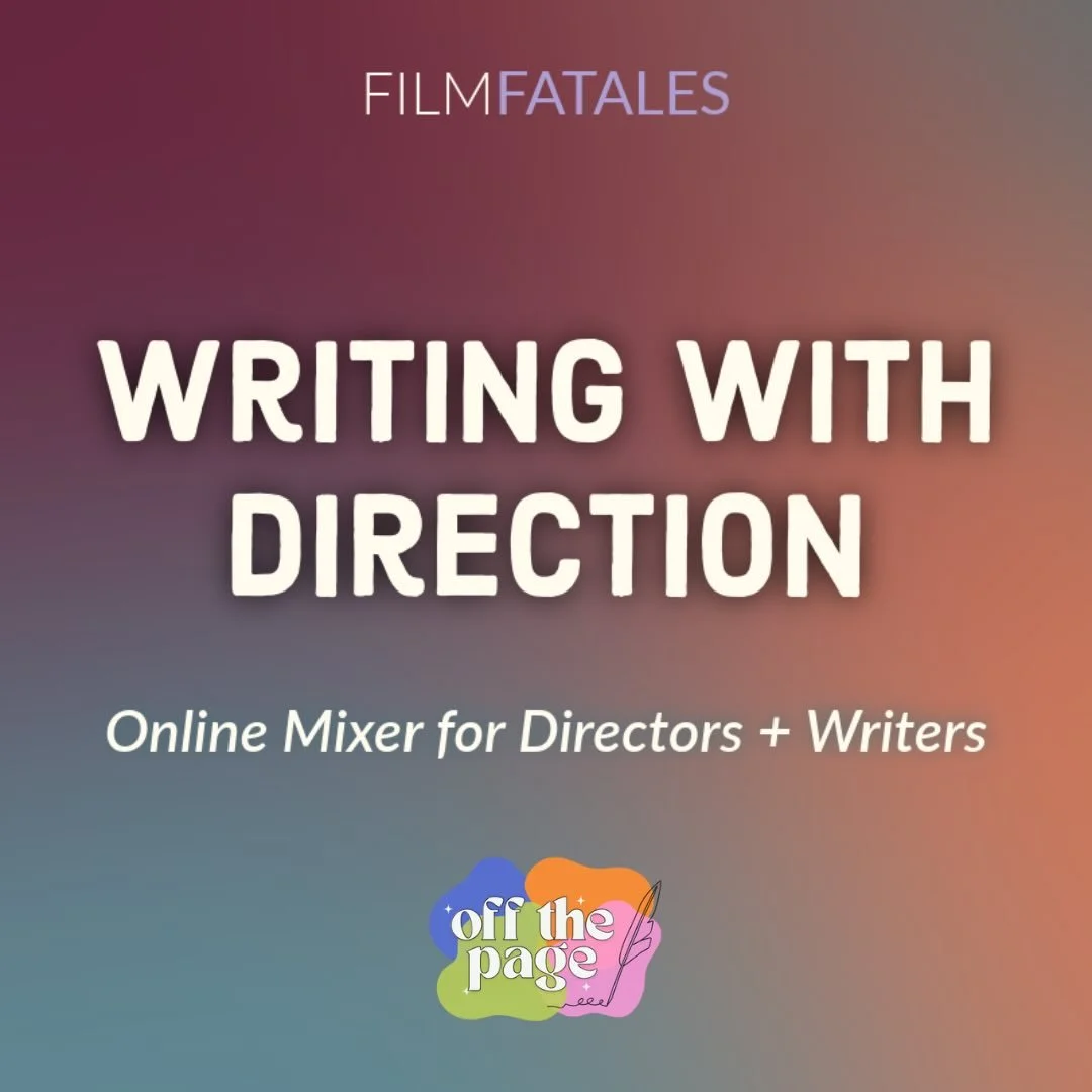 Join us for a private online mixer for Directors and Screenwriters of all marginalized genders, co-hosted by @filmfatalesorg @the_writers_lab @inspiredscreenwriting @athenafilmfest @cinestoryfoundation! 

The event will begin with a group &ldquo;gett