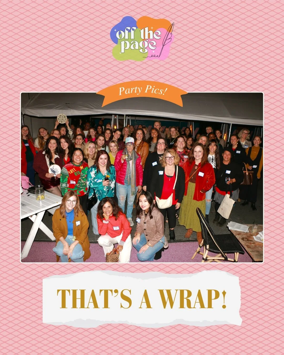 Thank you to everyone who came out to our festive Holiday Mixer at @sorrynotsorryla! ✨

We loved closing out the year by bringing our members together with so many incredible organizations championing female and non-binary creatives.

See you at the 