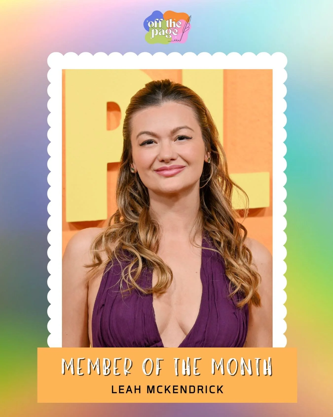 We&rsquo;re fashionably late, but we couldn&rsquo;t let May end without celebrating our amazing MOTM, @leahmckendrick! 🪩🥳💕

Leah McKendrick is a Latina multi-hyphenate from San Francisco who specializes in women behaving badly. She wrote, produced