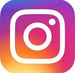 Instagram logo with gradient orange, pink, purple, and yellow background