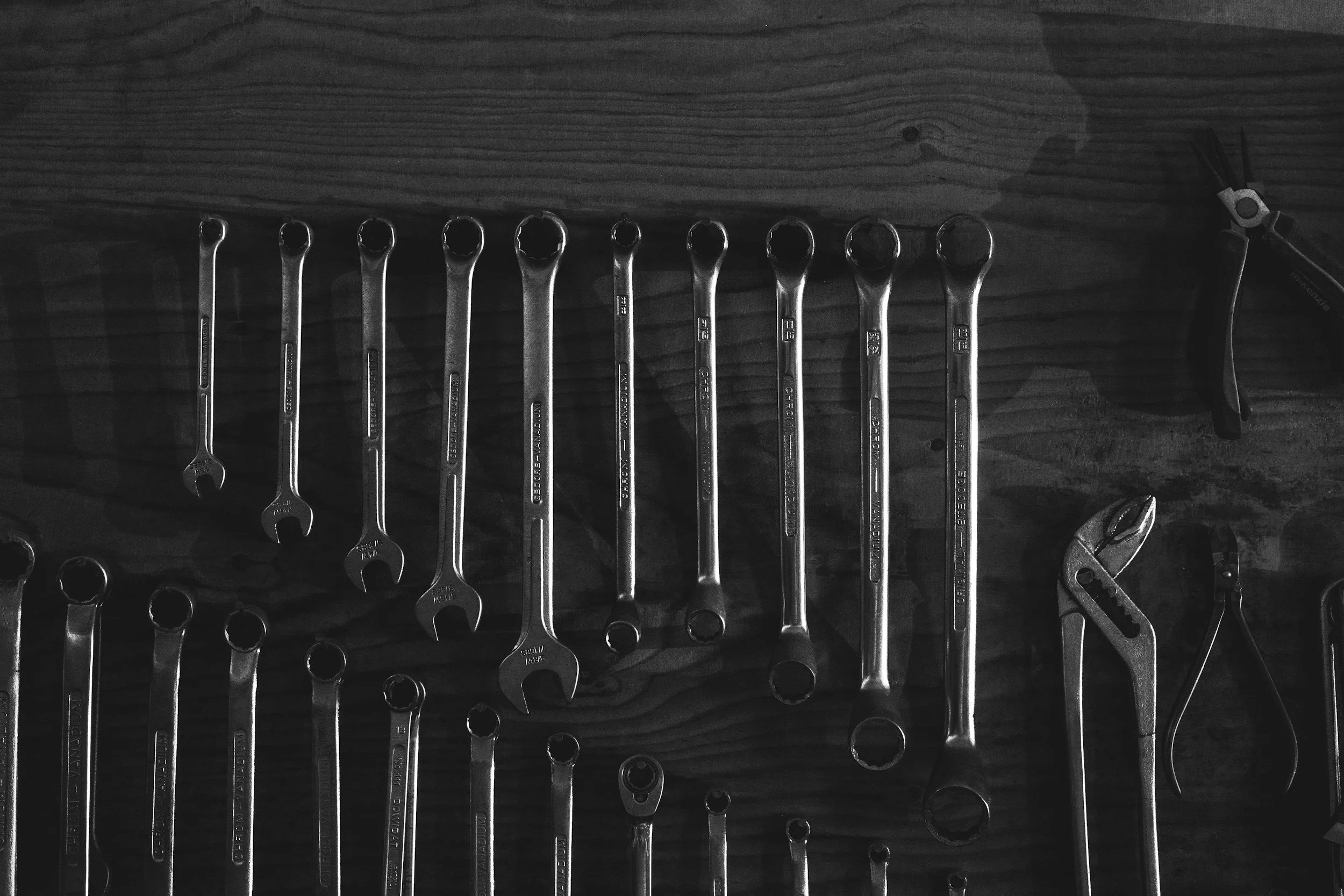 Helicopter tooling on tool a tool board