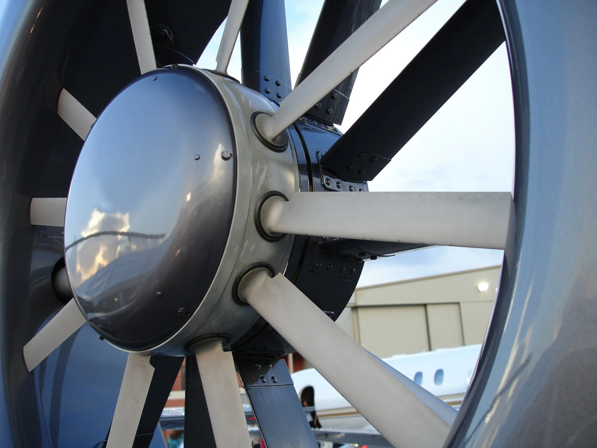 EC130 helicopter fenestron