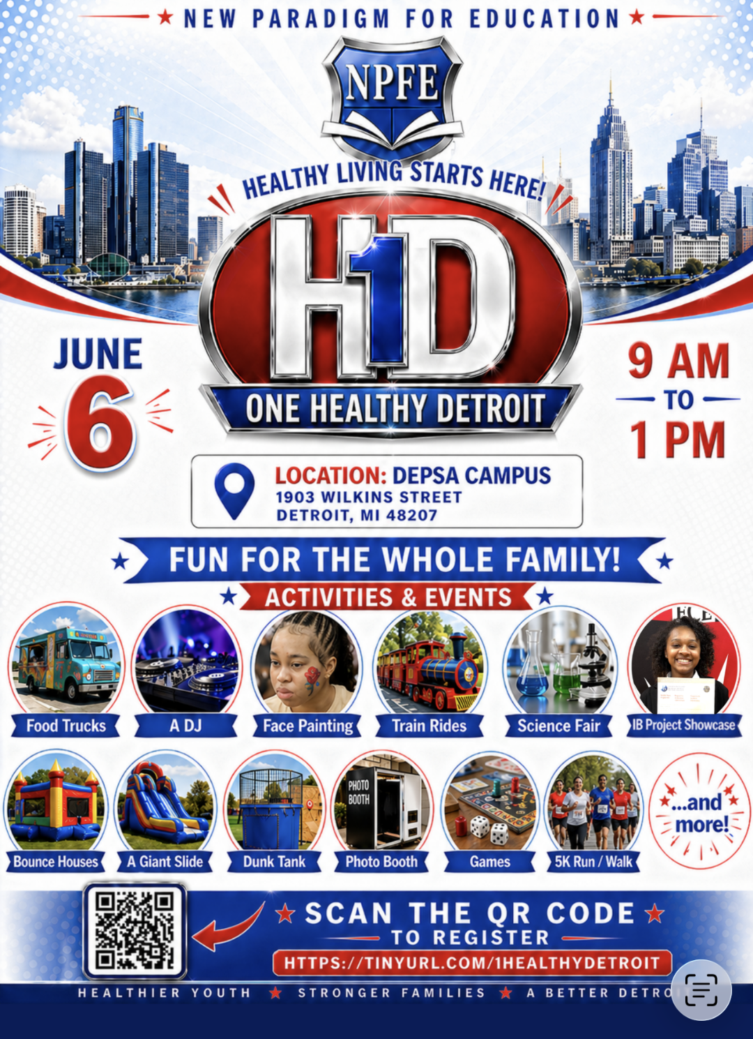 Volunteer With Lift The Block at One Healthy Detroit
