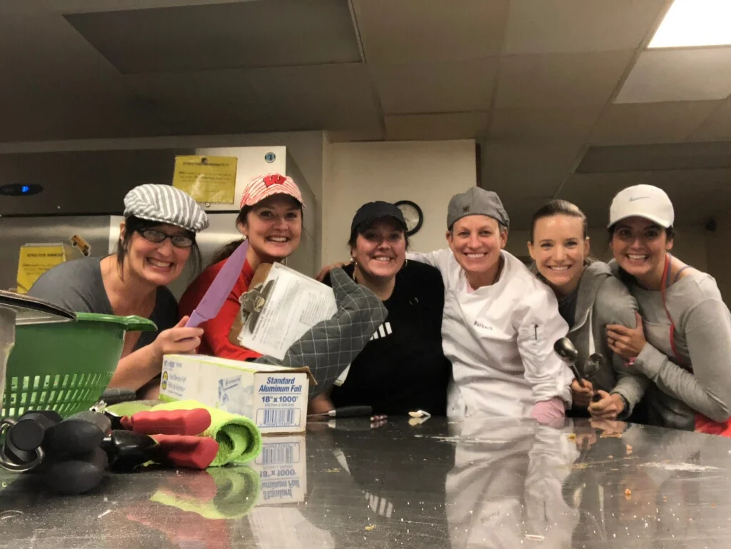 Our newest cook team, The Spice Girls.
