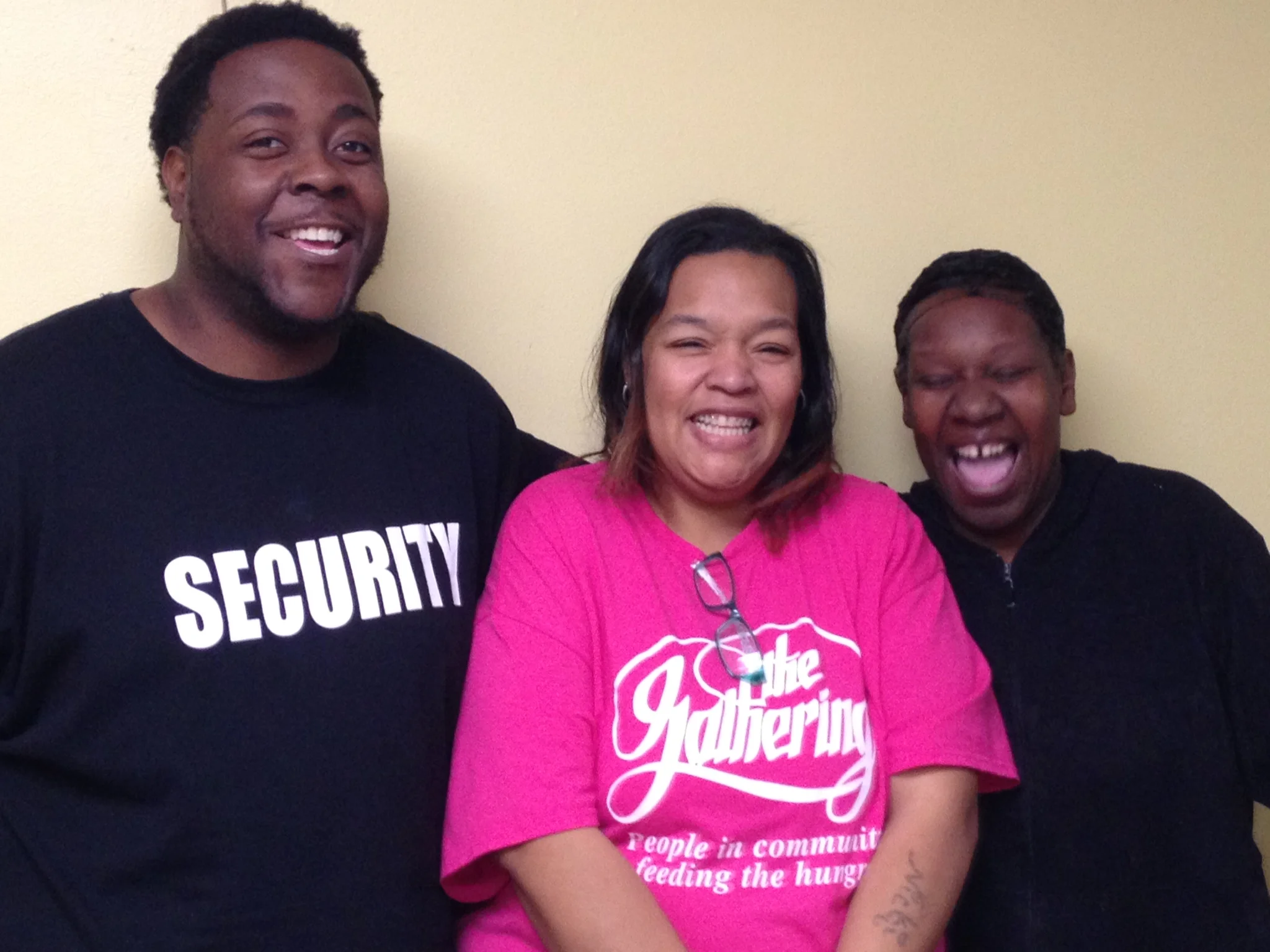 The Breakfast Team: &nbsp;Christopher, Nicole, and Patricia