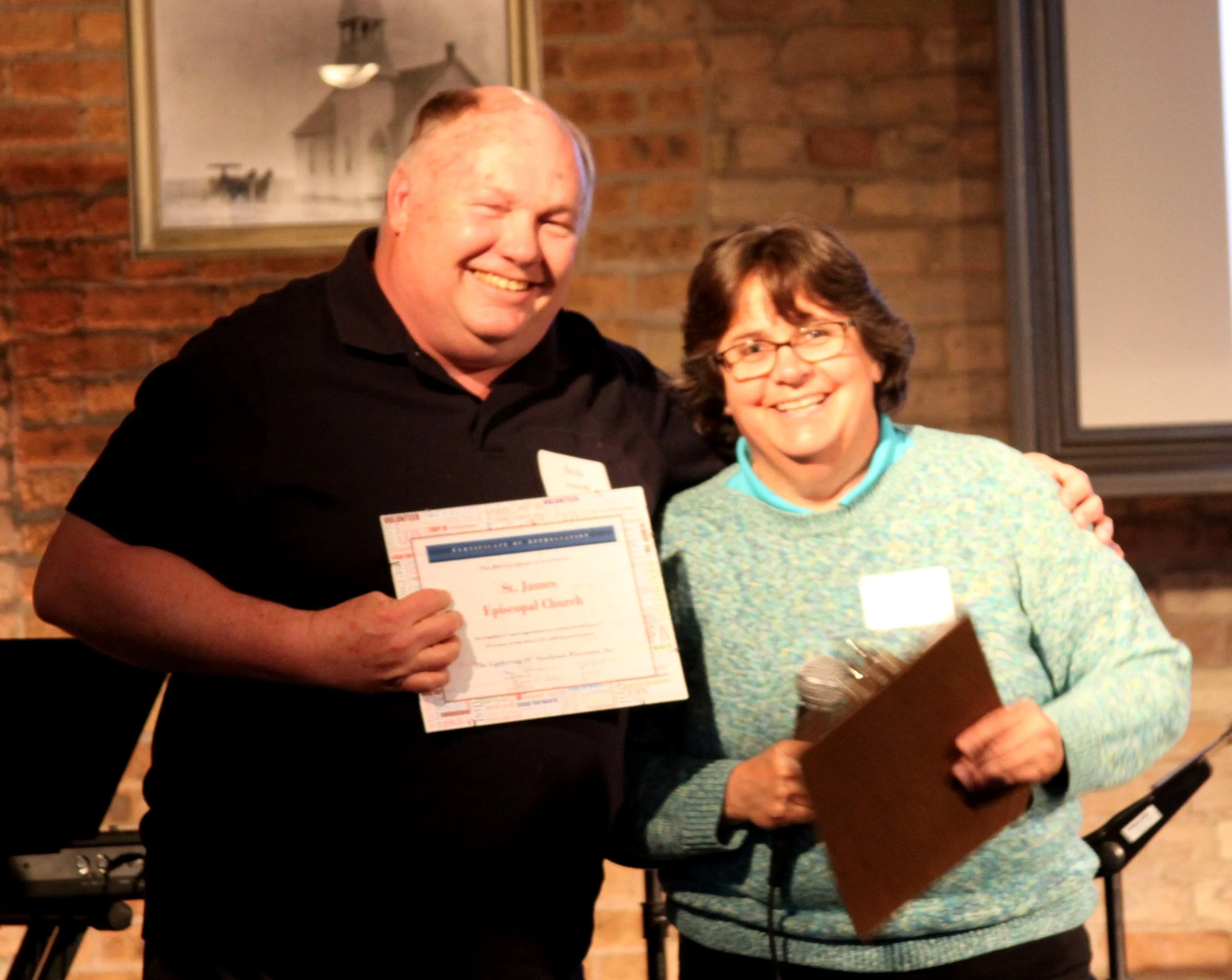 Bob Heindl with&nbsp;Marianne