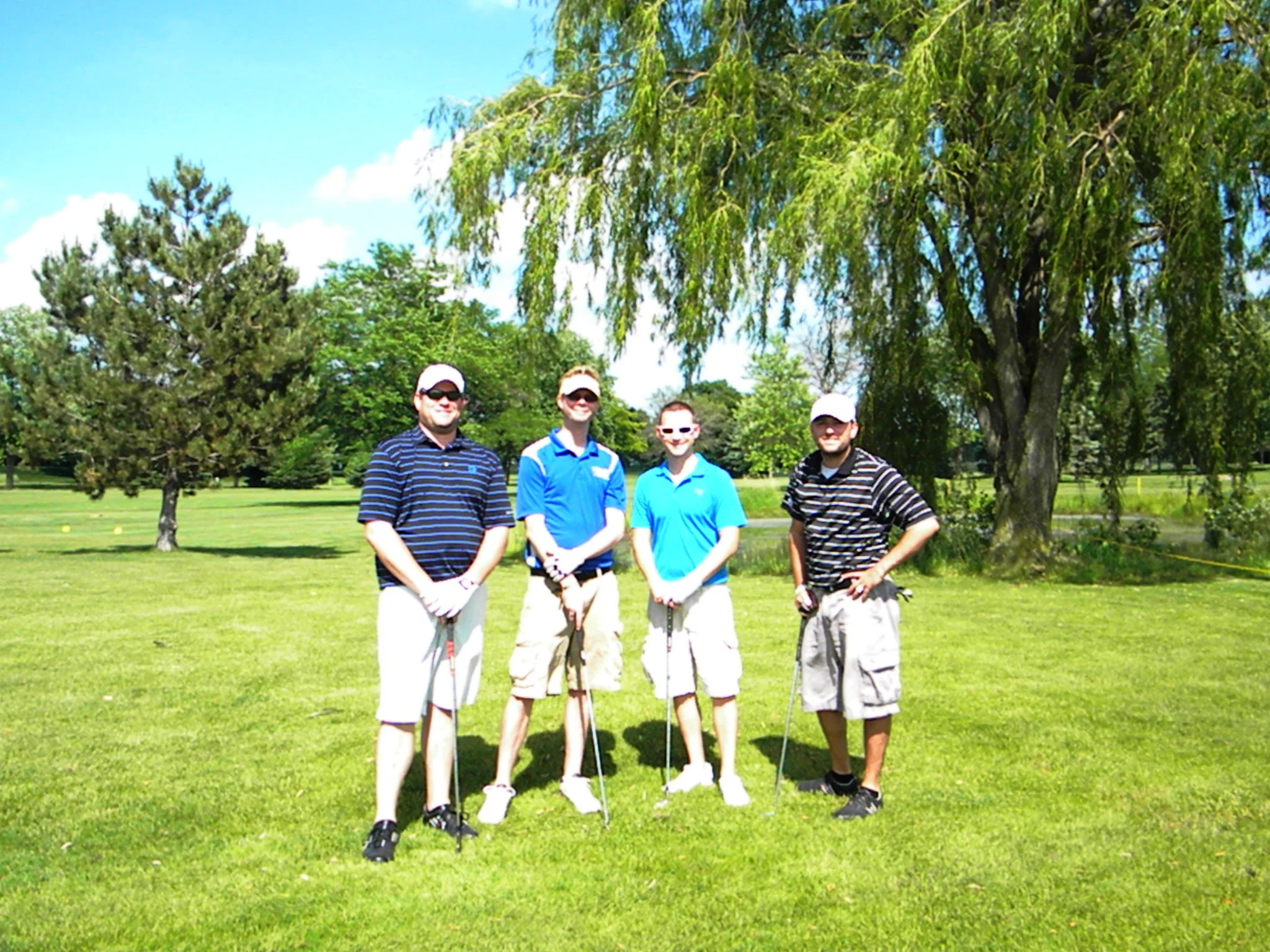 Camron, Mike, Chris and Shane - golfers extraordinaire