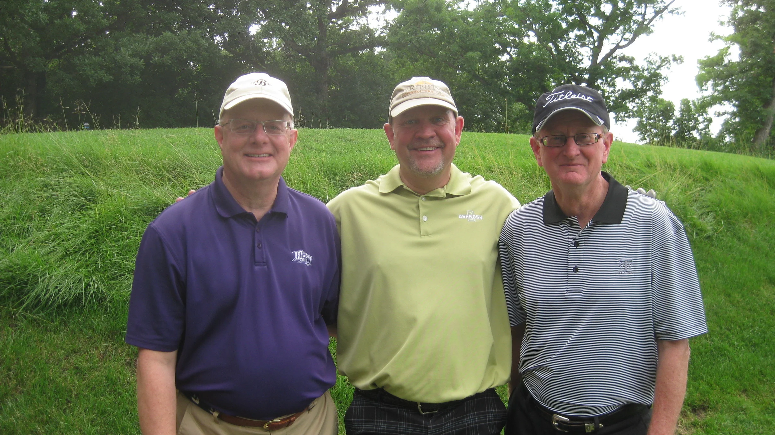 Bob, Patrick and Bill - golf their way to the top