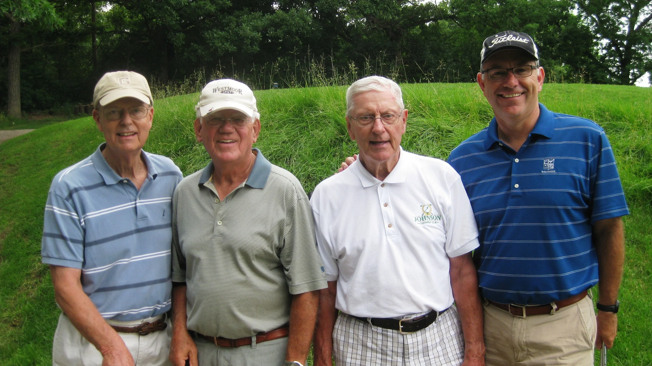 David, Bob, Hap and Dan - a committed foursome