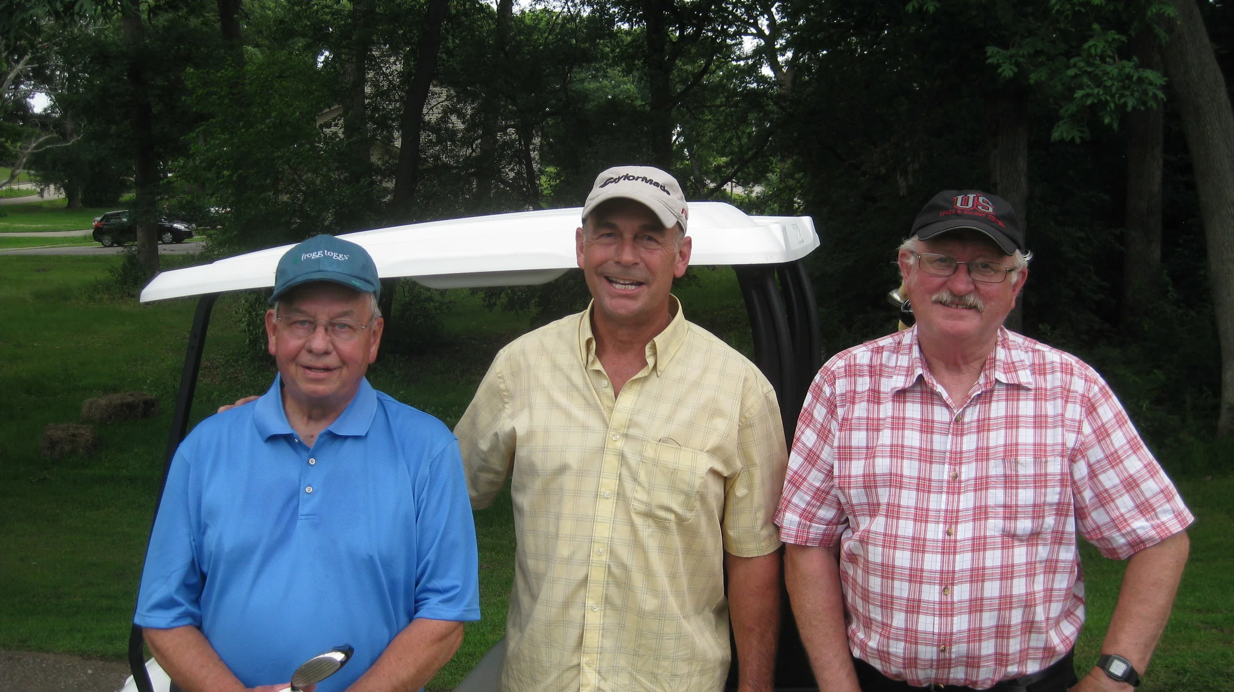 Mike, Jon and Everett - Taking care of the course