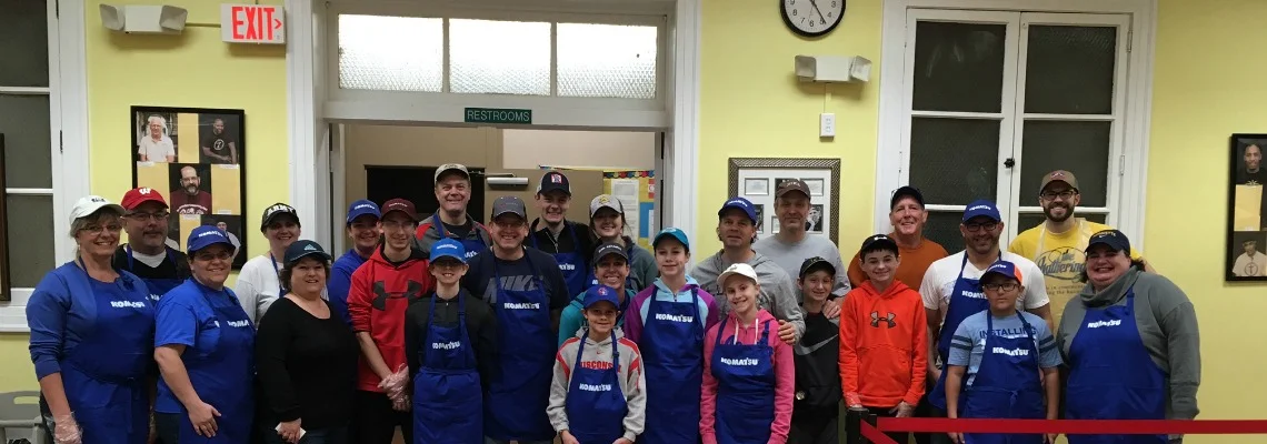 Komatsu - Donor, Volunteer