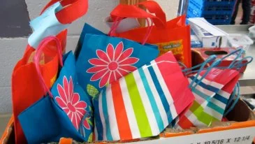 Beautiful Easter treat bags, thanks St. Boniface!