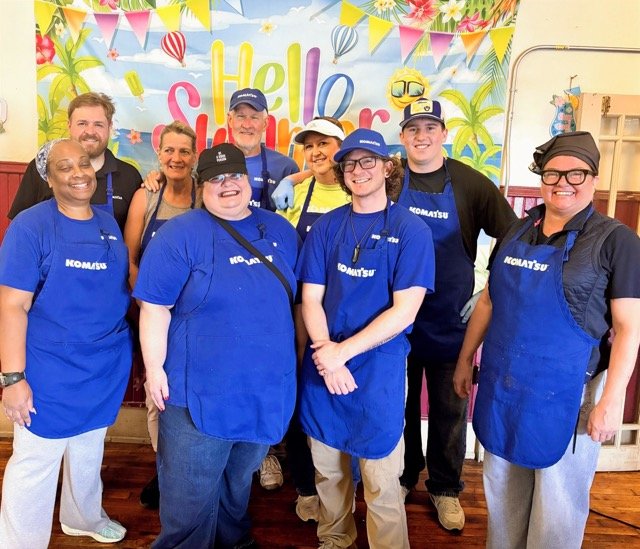 Volunteer Spotlight: Cathy Stagmer &amp; Team Komatsu