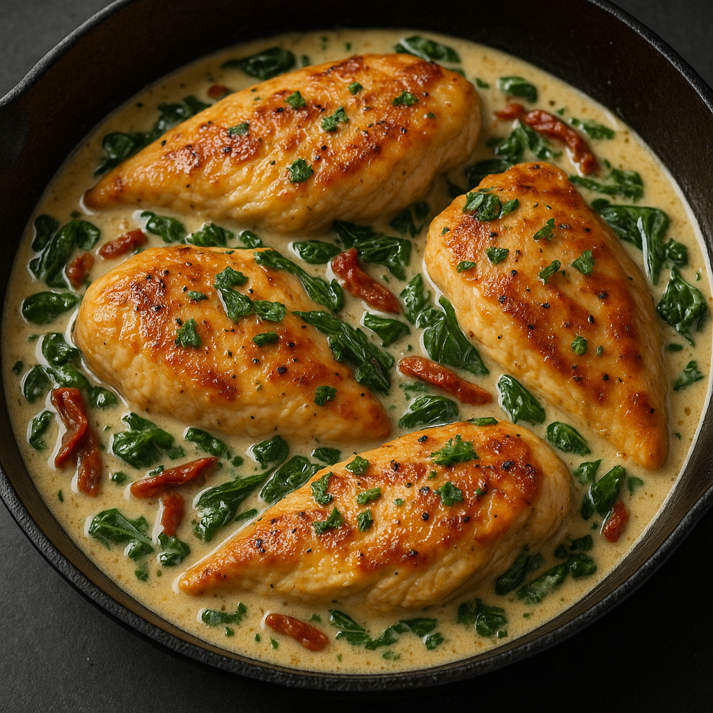 Creamy Tuscan Chicken Recipe – A One-Pan Weeknight Wonder!