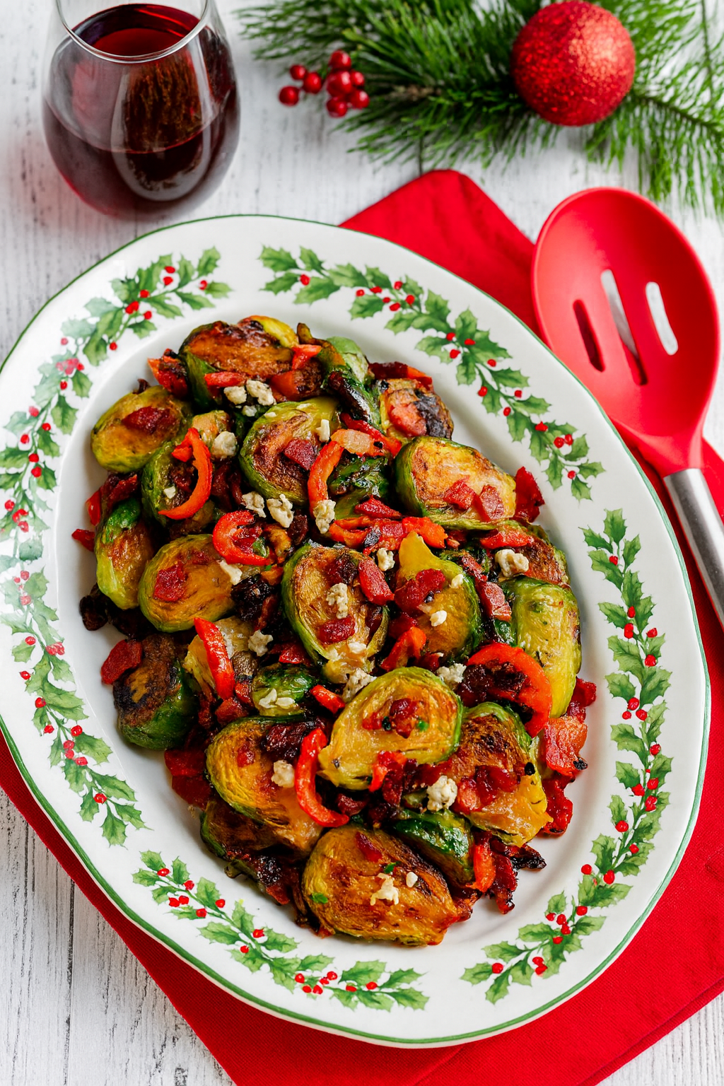 White Wine Brussels Sprouts