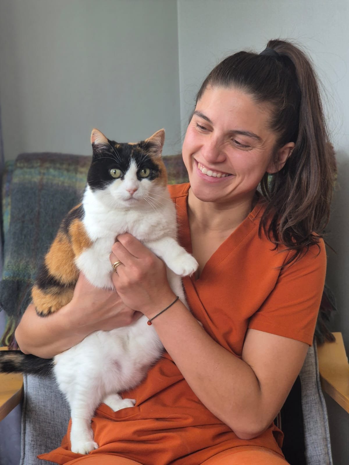 Crystal Wylie-Payne veterinary nurse and co-team leader. Special interest in dog behaviour and rabbit anaesthesia