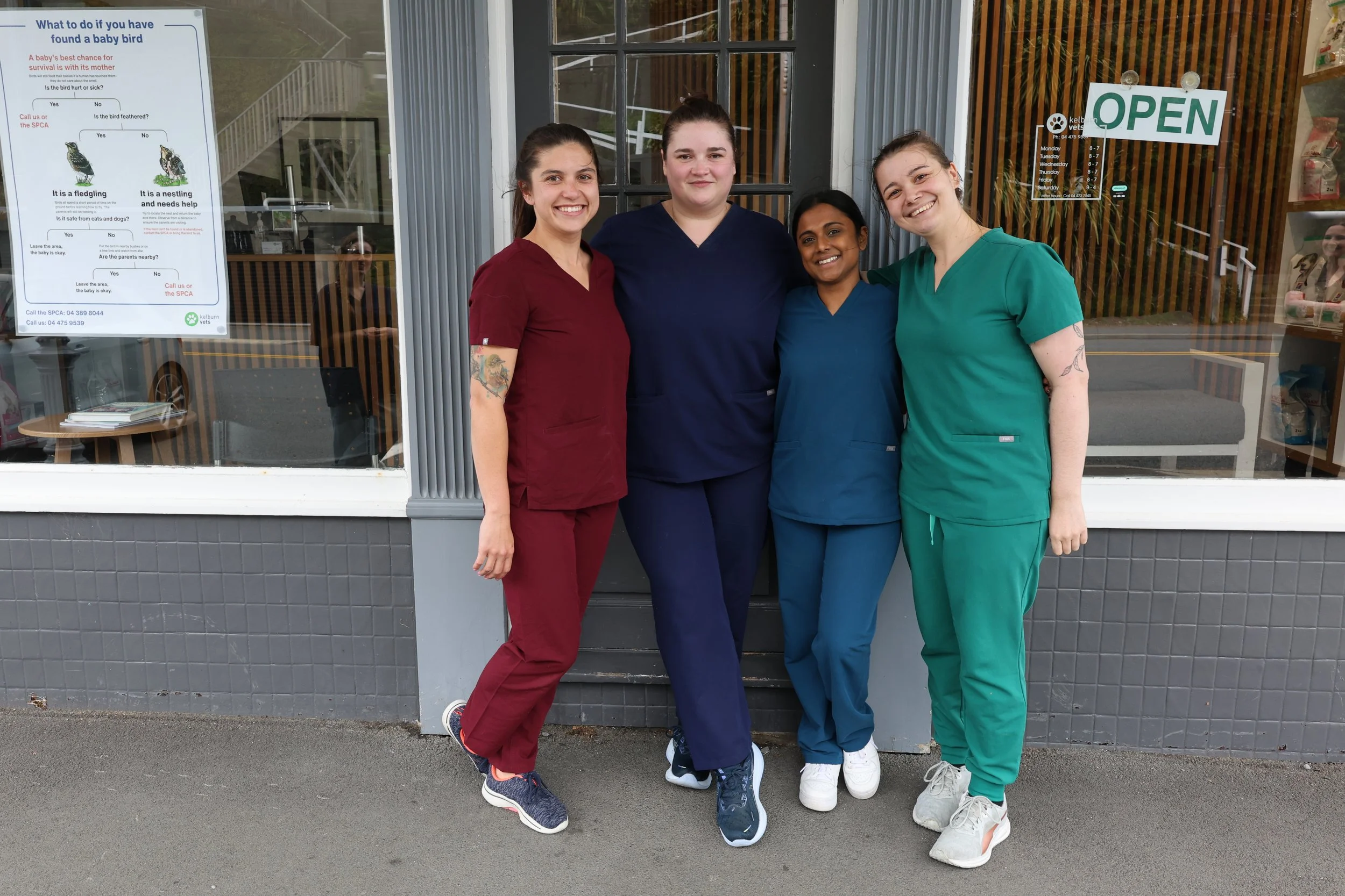 Nursing team at front of clinic.JPG