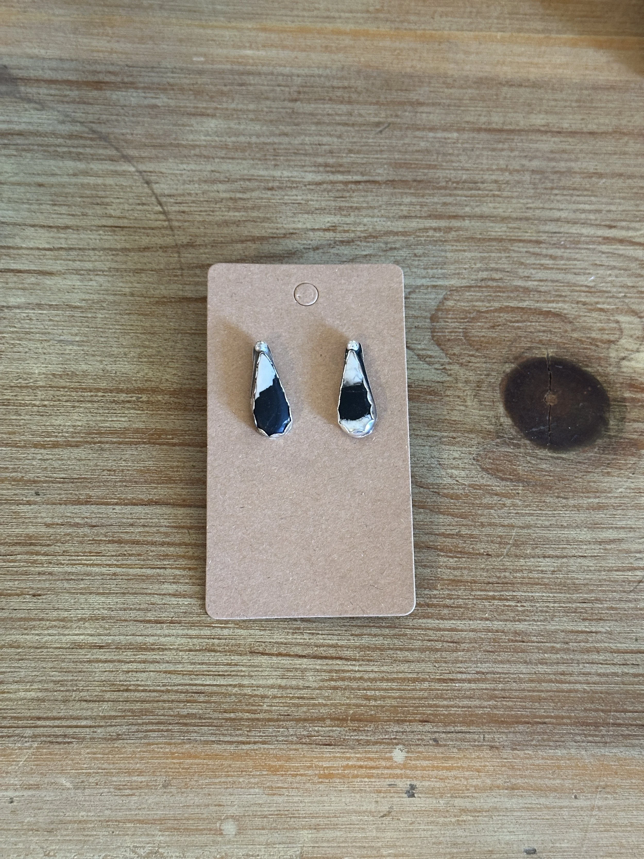 White Buffalo Earrings. $40. 