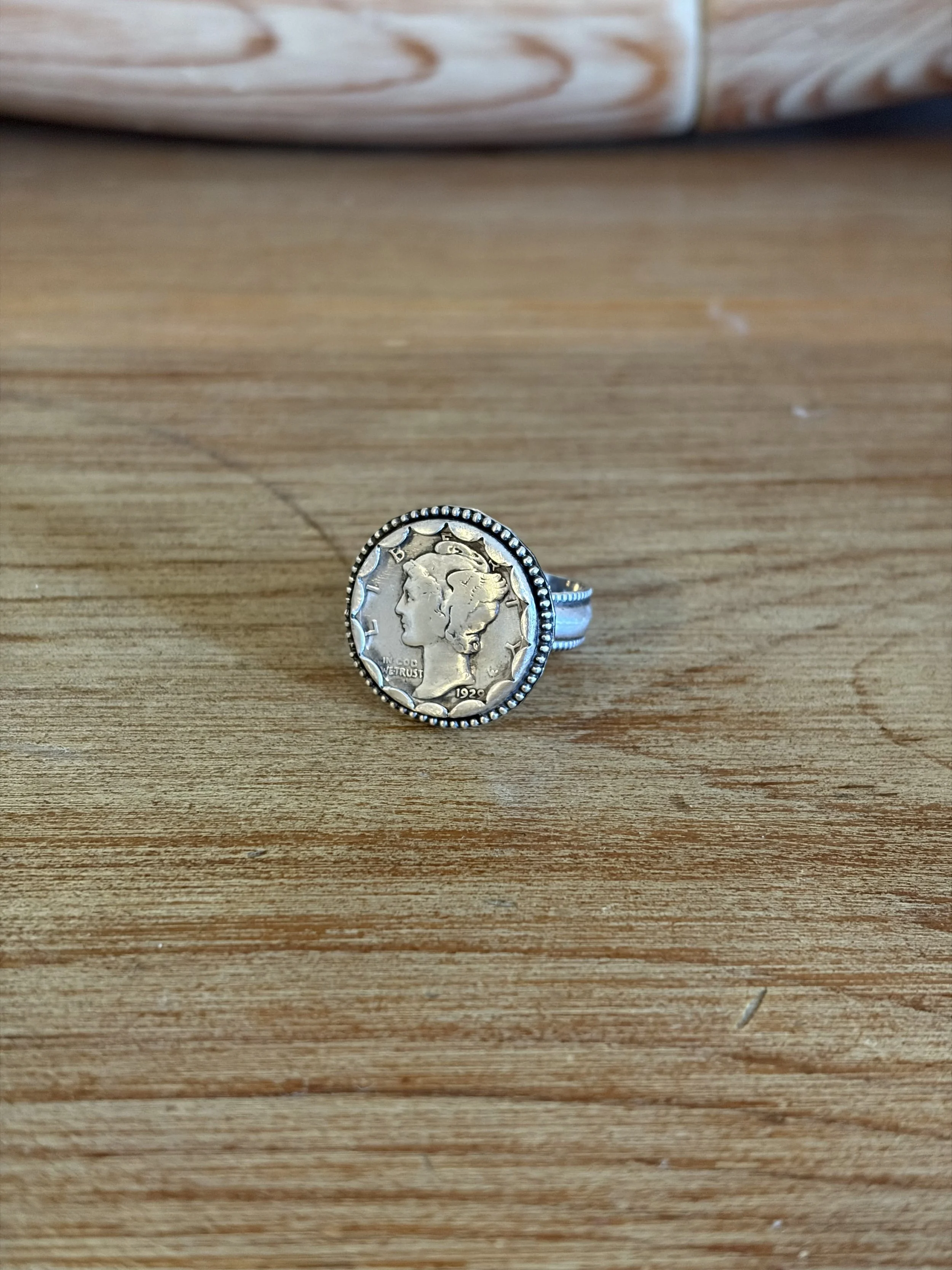 Mercury dime ring. Size 6. $80. 