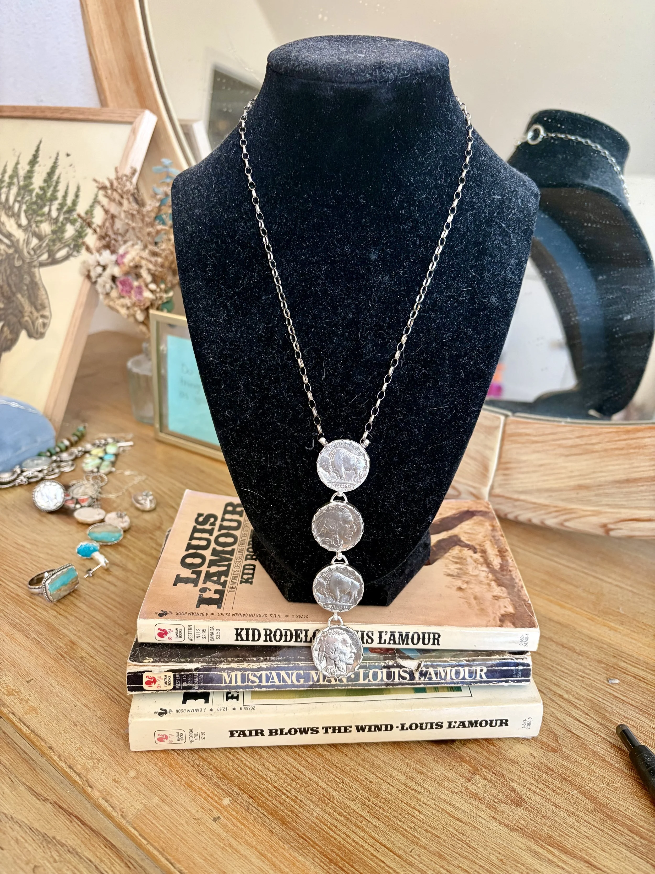 Buffalo nickel lariat. $100. 