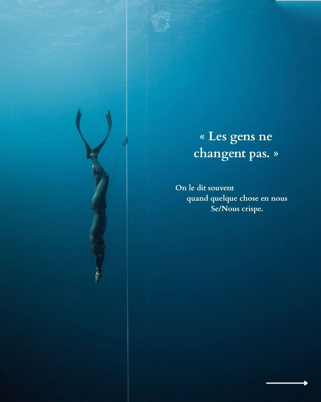 Et si &laquo; les gens ne changent pas &raquo;
&eacute;tait moins une v&eacute;rit&eacute;
qu&rsquo;une peur de perdre ses rep&egrave;res 

J&rsquo;ai entendu ces phrases toute ma vie.
Dans ma famille.
Dans mes cercles amicaux, lors de mes voyages

&