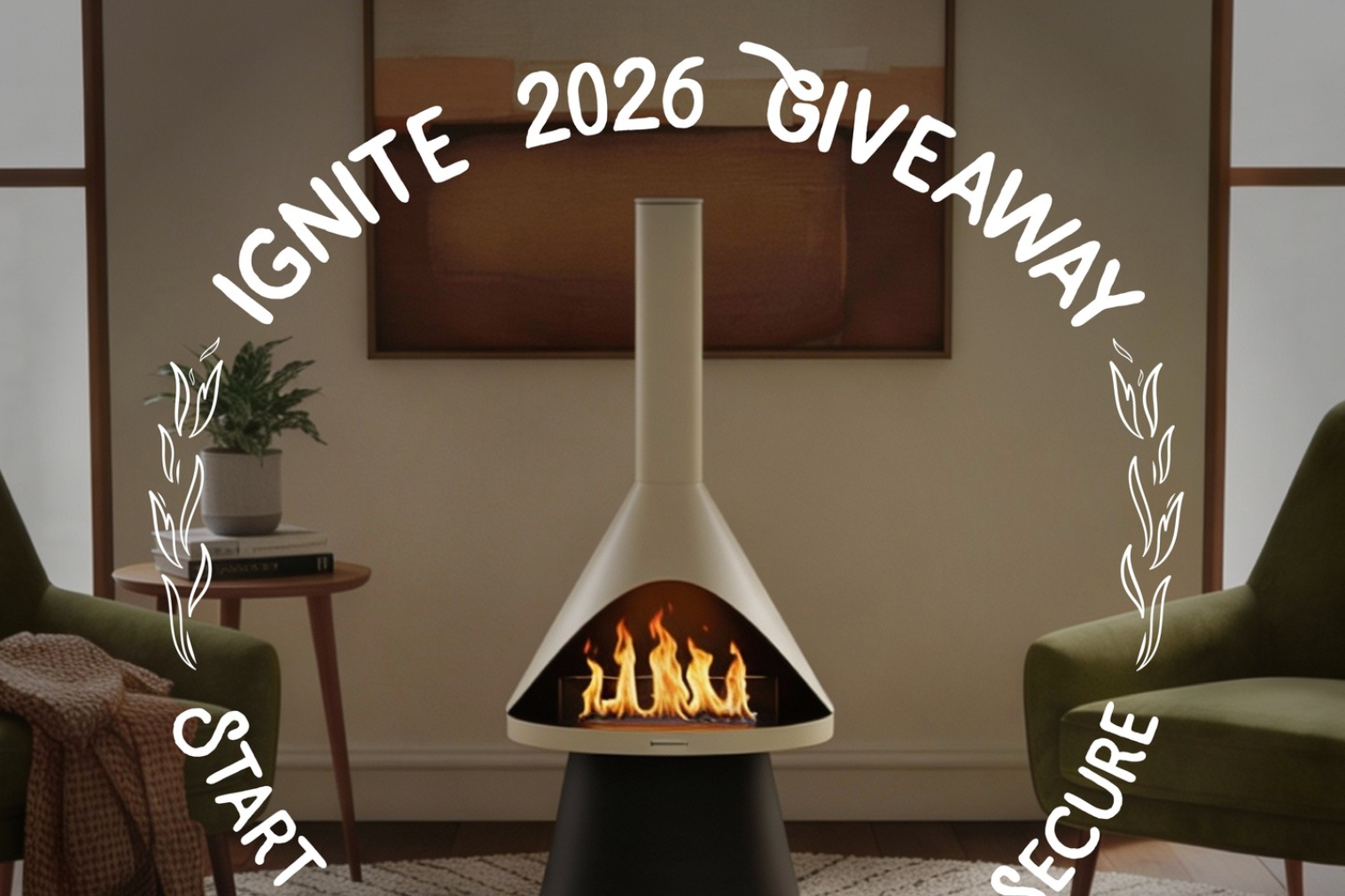 Lloyd Modern Gel Fuel Fireplace