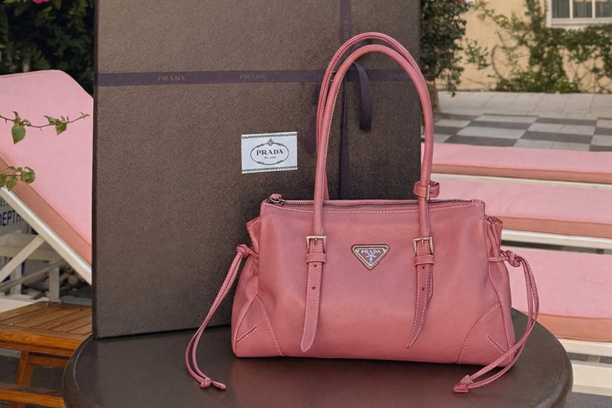 Prada Bonnie Pink Leather Bag