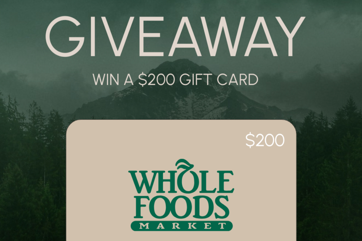 $200 Whole Foods Gift Card