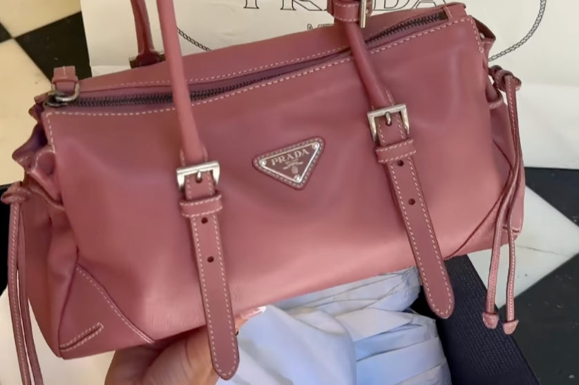 Prada Bonnie Pink Leather Bag