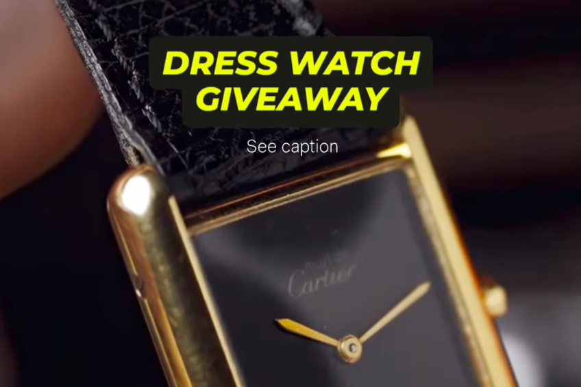 Cartier Tank Giveaway