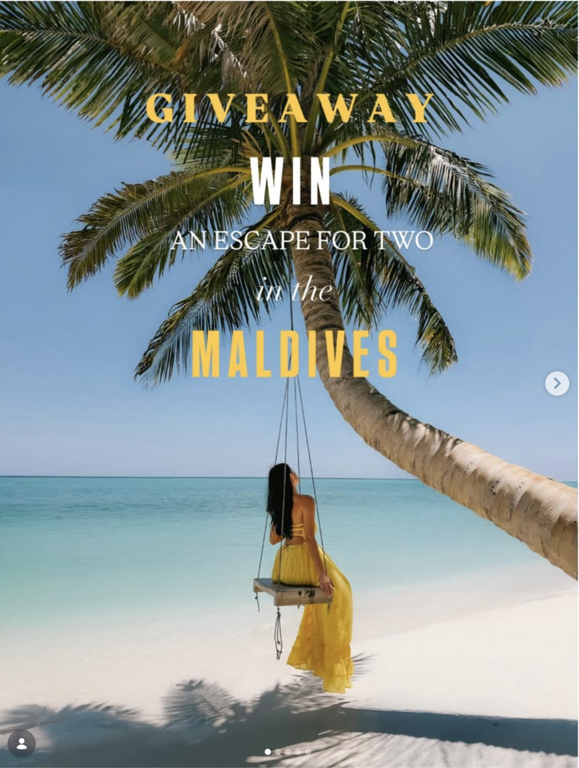 Trip to the Maldives for Two 