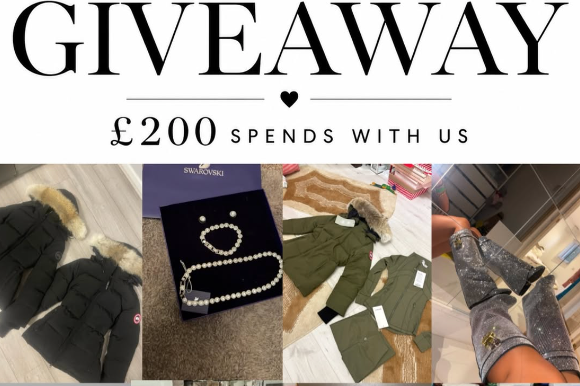 £200 Gift Card to loveluxury4less.new
