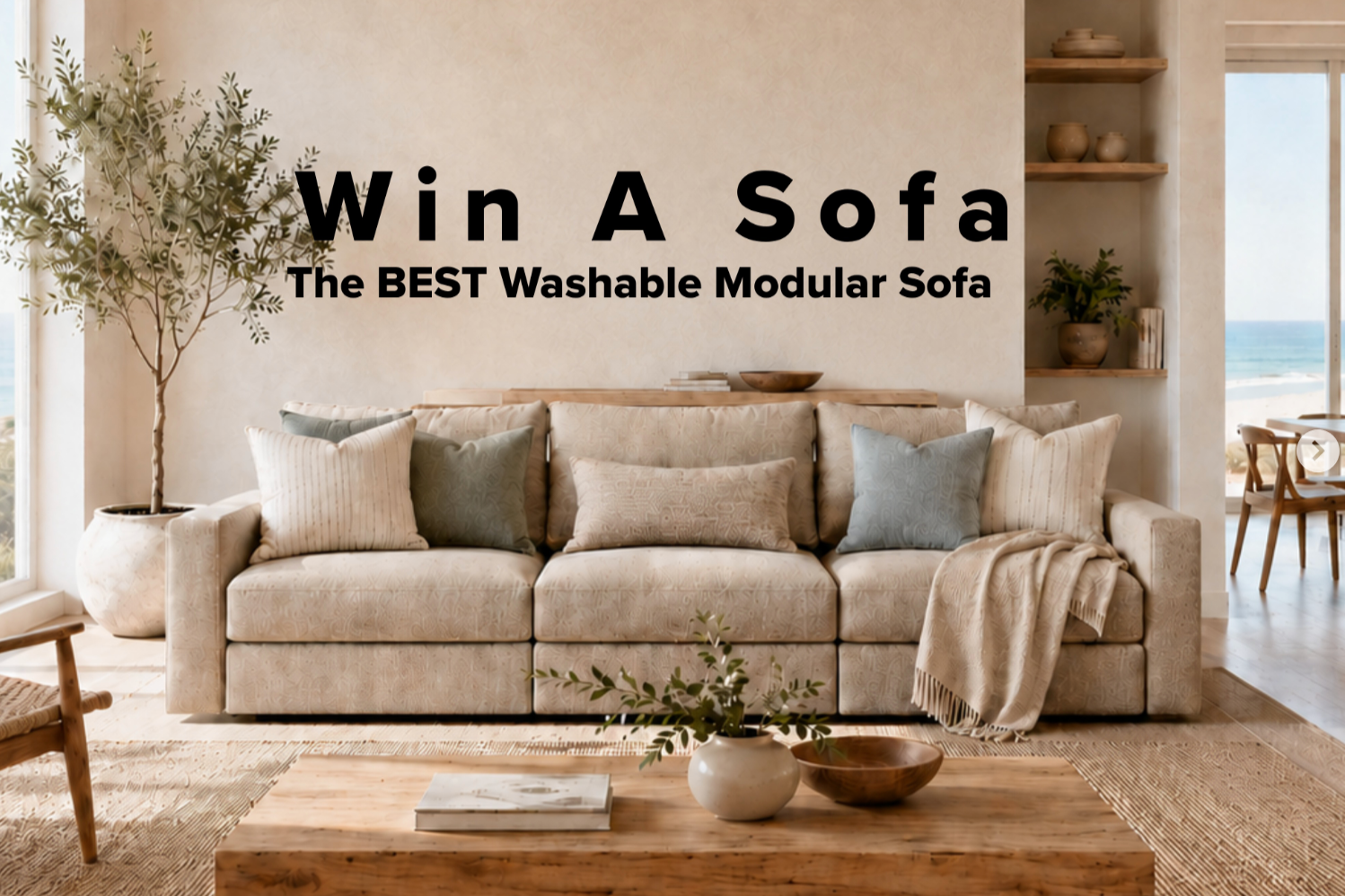 Evelyne Washable Modular Sofa