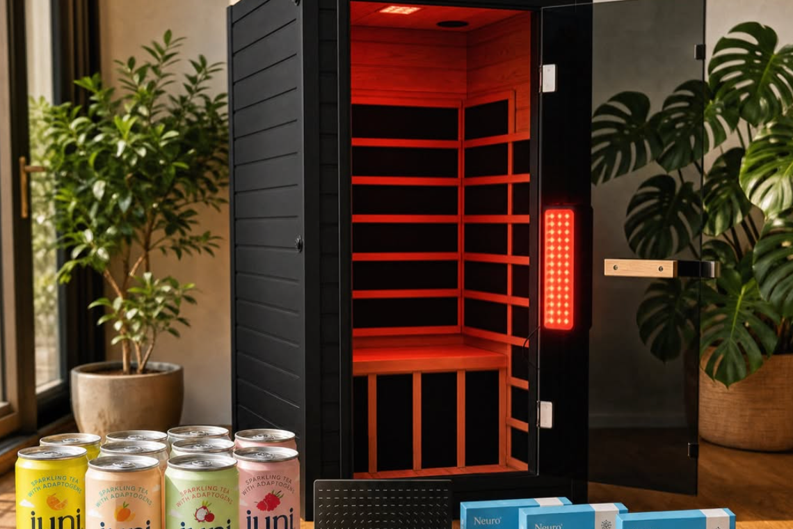 Solara Full Spectrum Infrared Sauna with Red Light Therapy ($3,000)