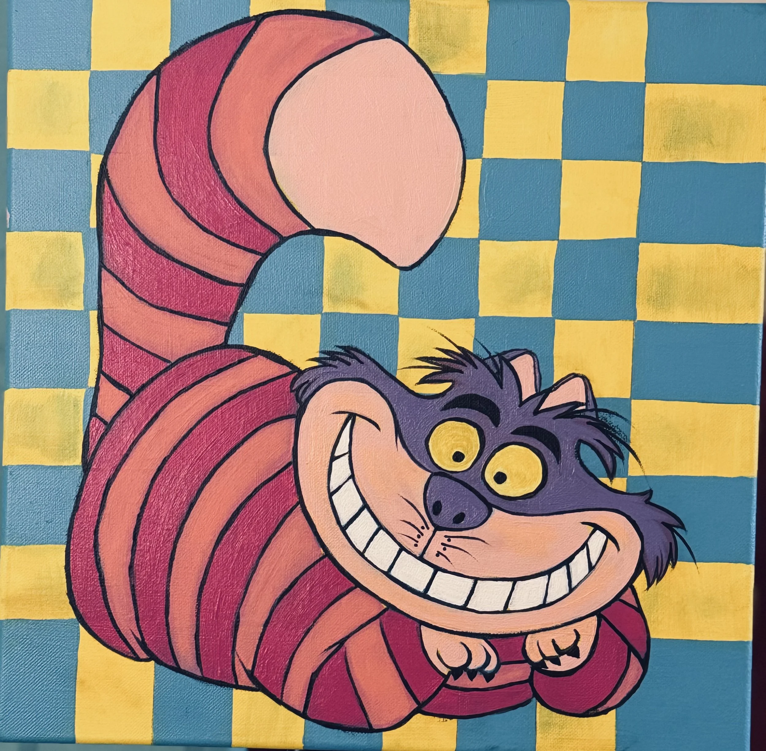 Alice In Wonderland: Cheshire Cat 14in x 14in