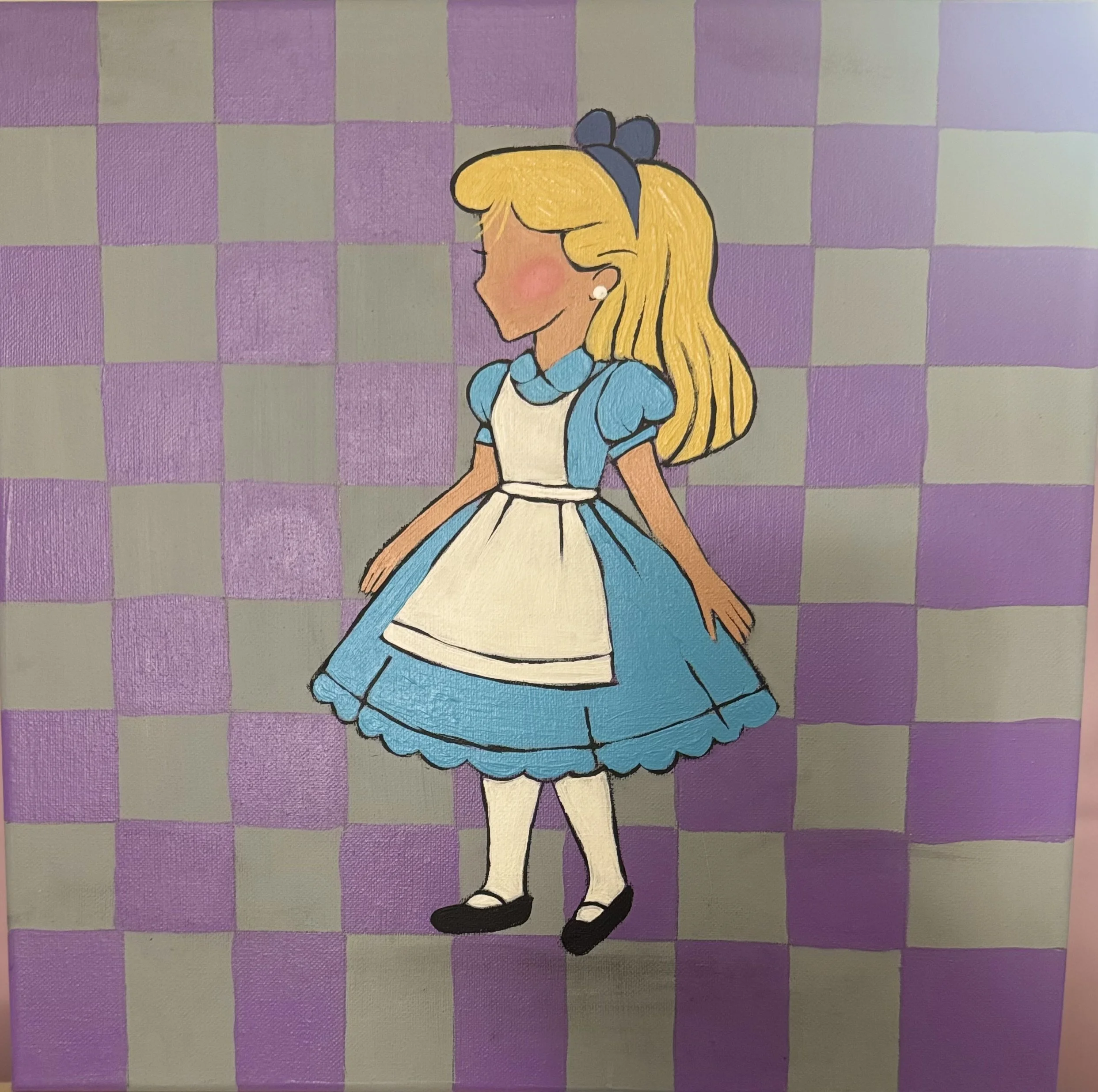 Alice in Wonderland: Alice 14in x 14in