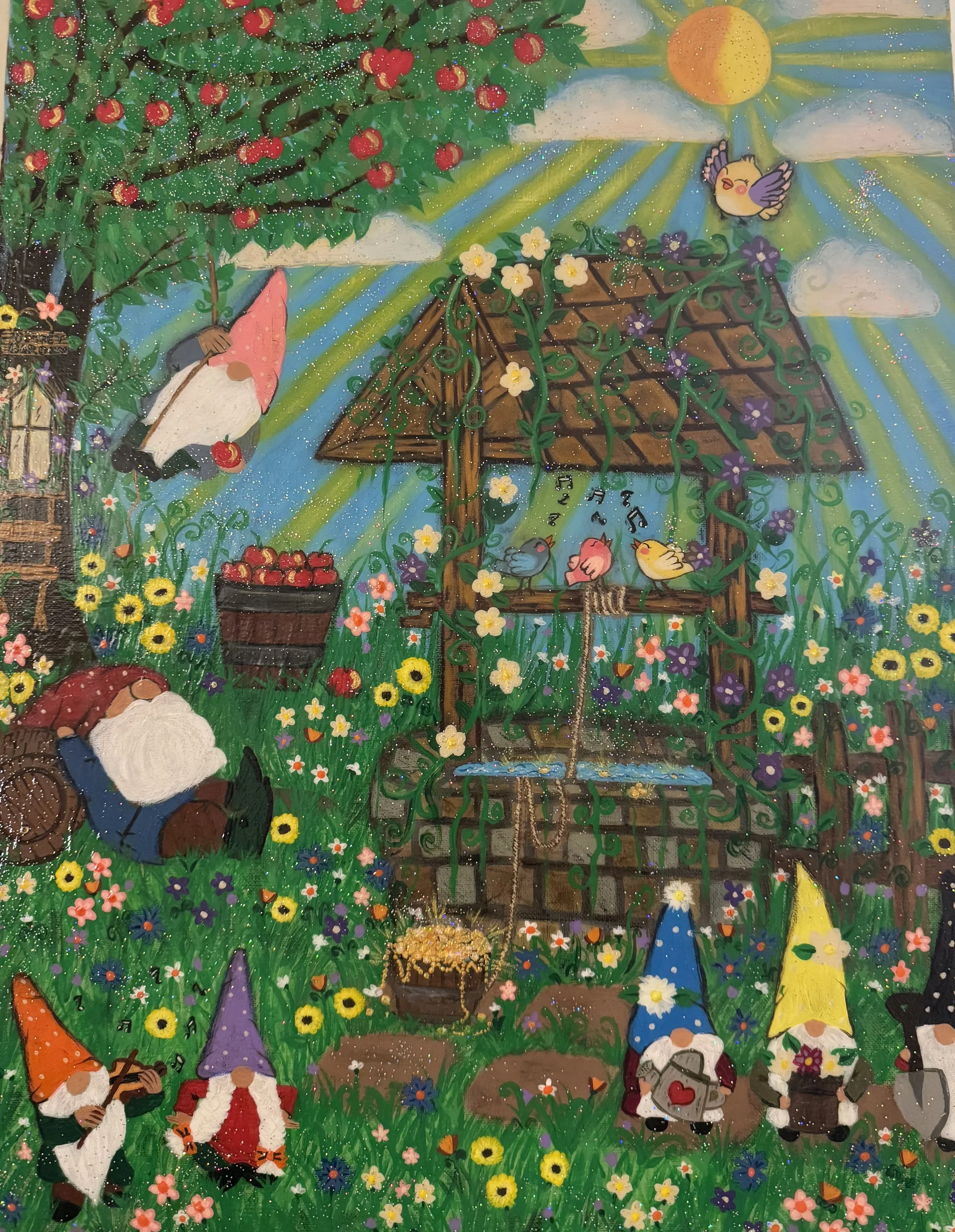 Secret Garden 24in x 18in