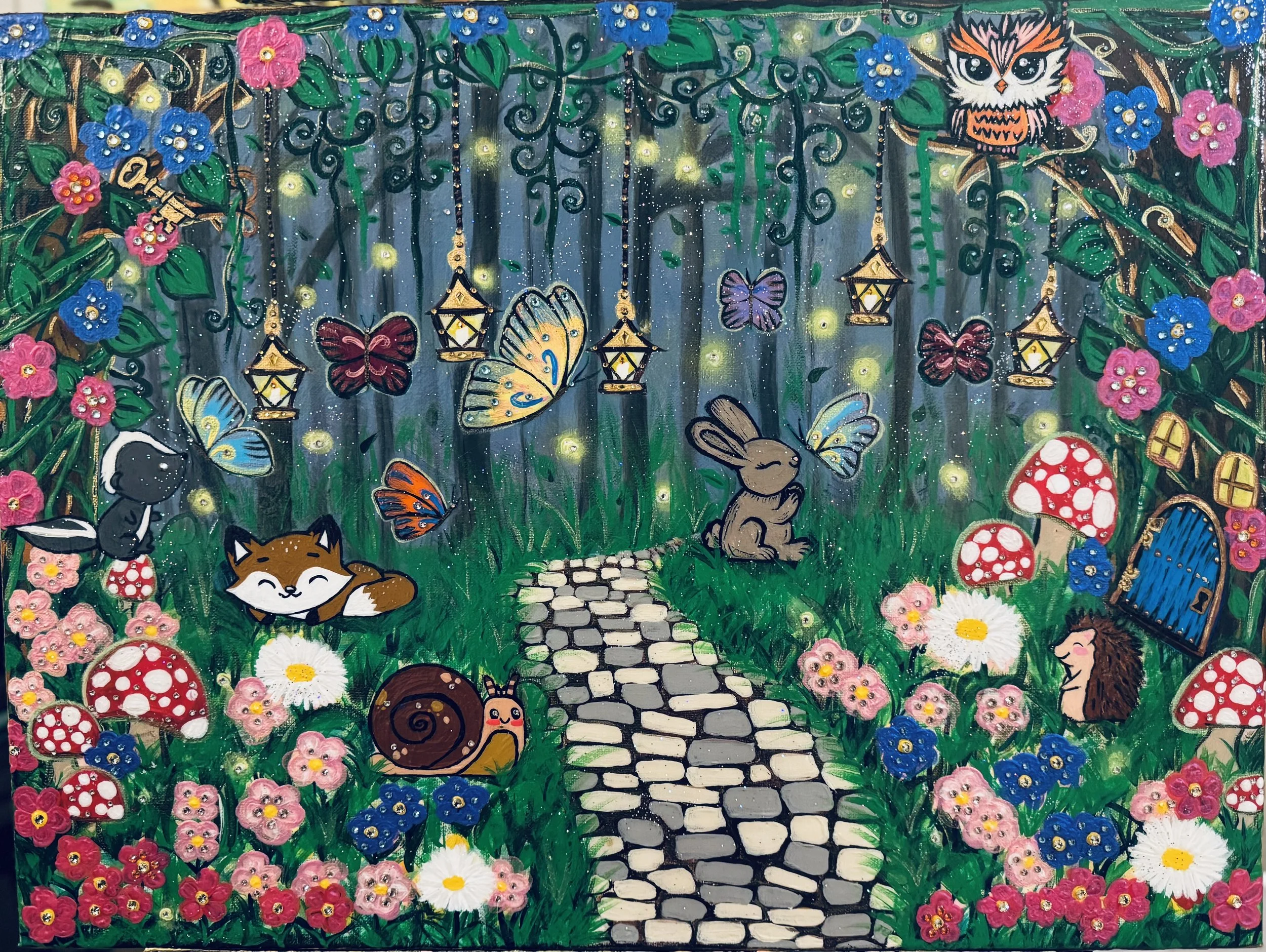 The Enchanted Forest  18in x 24in