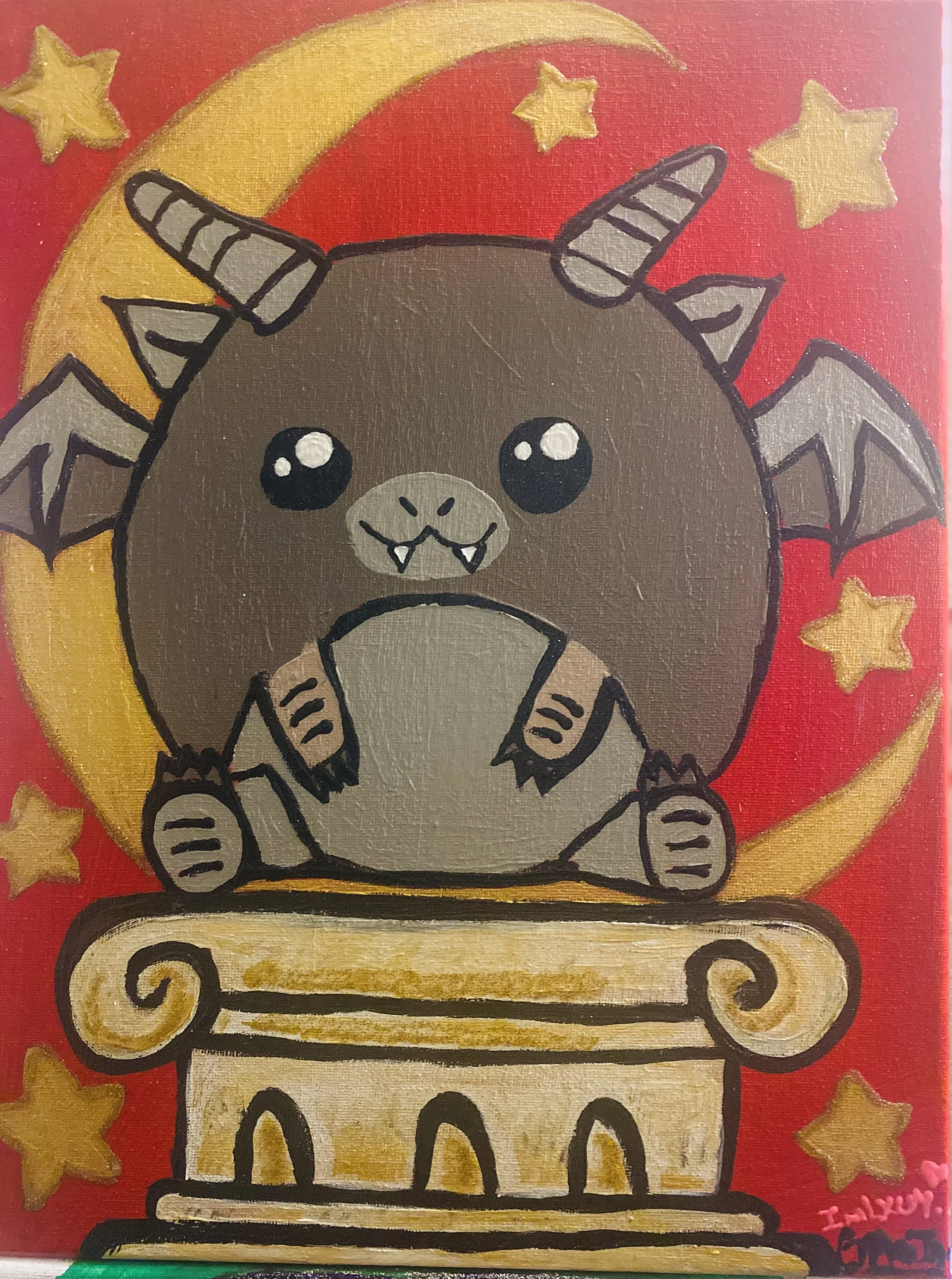 The Baby Gargoyle 14in x 11in