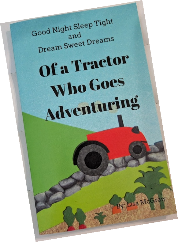 A Tractor Who Goes Adventuring Old Cover Rotated