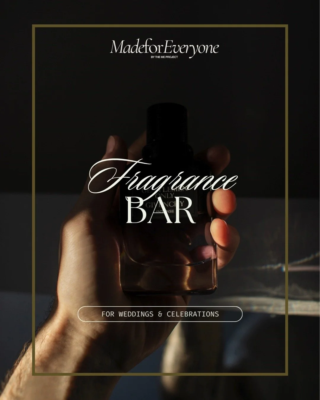A scent has a way of bringing people back.

To a moment, a feeling, or a night they didn&rsquo;t want to end.

With our Mobile Fragrance Bar, We create space for that through an experience your guests can step into, personalize, and take with them.

