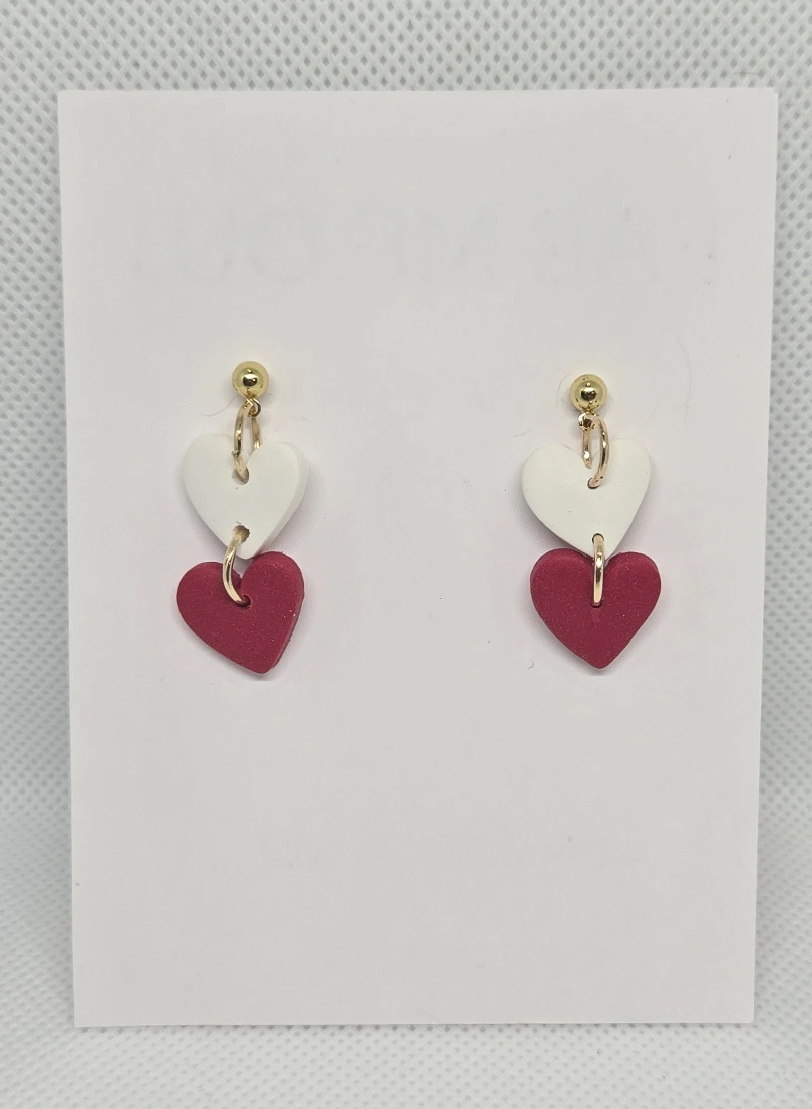 Red Heart Short Dangle